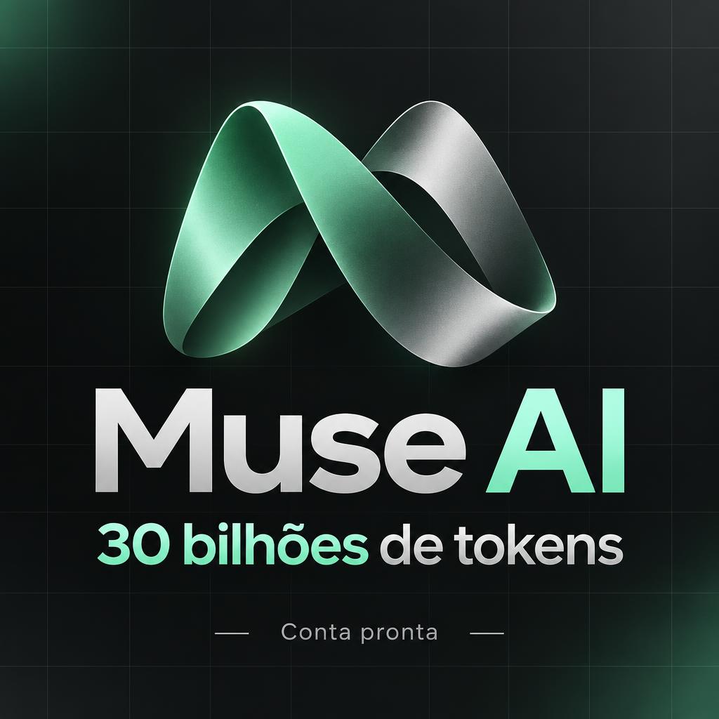 Muse AI com 30 bilhões de tokens (Conta pronta)