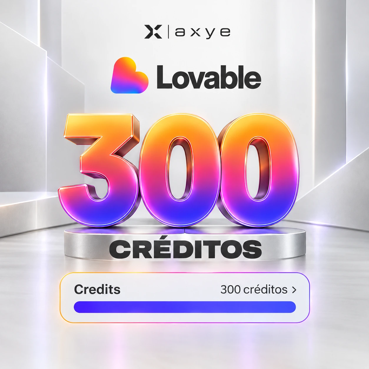 Lovable Lite com 300 créditos por 12 meses via link de ativação (garantia de 1 mês)